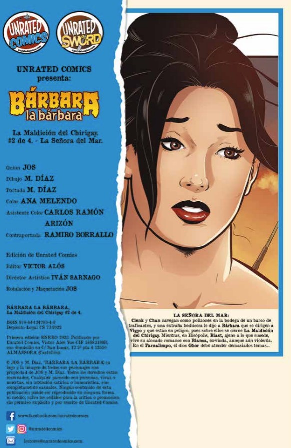 La Maldición del Chirigay #2: La Señora del Mar. — página de muestra 1