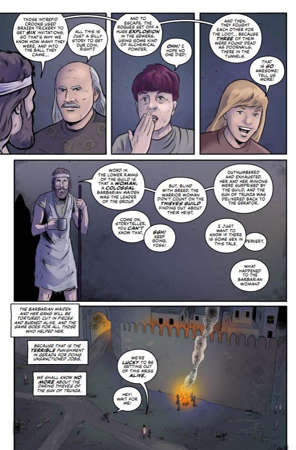 Barbara the barbarian #1 - Escape to Hisopolis (en inglés). — página de muestra 3