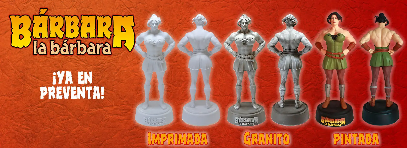¡Mira el vídeo para promocionar la preventa de la miniatura de Bárbara la bárbara!