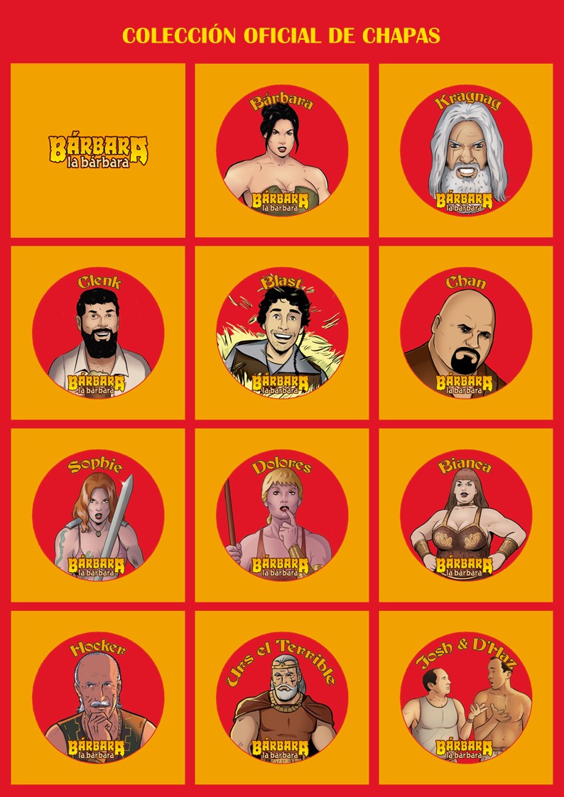 Colección de Chapas de Bárbara la Bárbara.