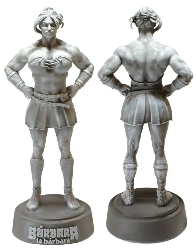 PREVENTA: Miniatura Bárbara la bárbara (estatua granito).