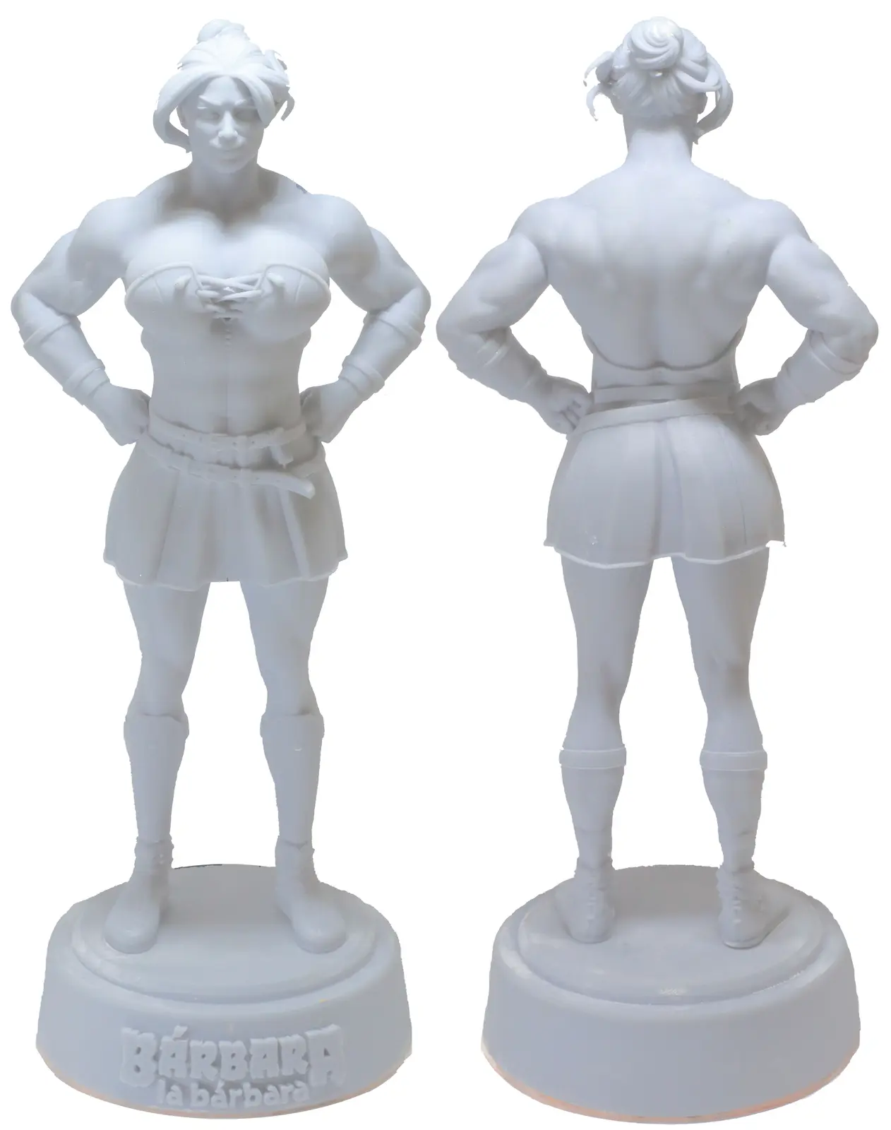 PREVENTA: Miniatura Bárbara la bárbara (imprimada en tiza).