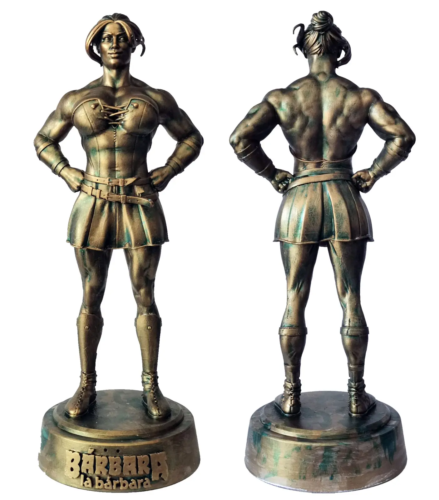 PREVENTA: Miniatura Bárbara la bárbara (estatua bronce).